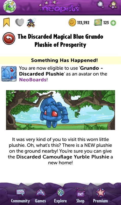 neopets secret avatar guide.